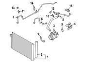 BMW A/C Refrigerant Discharge Hose - Genuine BMW 64536982865