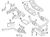 Land Rover Exhaust Muffler - Genuine Land Rover ESR4126