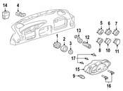Porsche Door Lock Switch (Boxster) - Genuine Porsche 98661314400A02