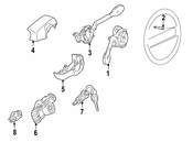 VW Ignition Lock Housing - Genuine VW 357905851F