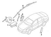 VW Air Bag Module - Genuine VW 3C8880742C