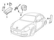 VW Air Bag Module Right (Beetle) - Genuine VW Audi 5C5880242A
