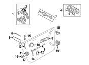 Audi Door Lock Cylinder Left (Allroad Quattro) - Genuine Audi 107837063BD