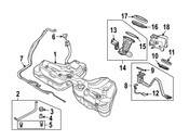 BMW Fuel Vent Pipe - Genuine BMW 16116762603