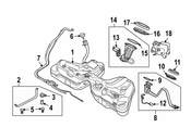 BMW Fuel Vent Pipe - Genuine BMW 16136760798