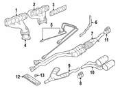 BMW Catalytic Converter - Genuine BMW 18301745555