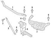 BMW Insert Bumper Front Right (MPaket) - Genuine BMW 51118048114