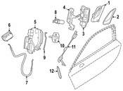 BMW Bowden Cable Emergency Unlocking - Genuine BMW 51217348928