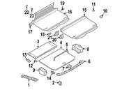 BMW Spare Tire Compartment Cover Latch - Genuine BMW 51478217353
