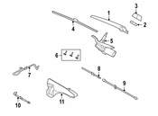 BMW Spray Nozzle F Rear Window Cleaning - Genuine BMW 61687149645