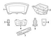 BMW Automatic Air Conditioning Control - Genuine BMW 64119361799