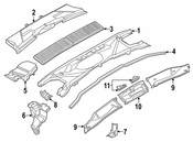 BMW Water Drain Right - Genuine BMW 64316956426