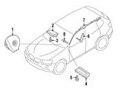 BMW Head Airbag Left - Genuine BMW 72127358947