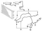 Audi Automatic Transmission Oil Cooler Hose (S4) - Genuine Audi 8K0317818DH