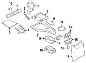 BMW Preselect.Lever Cover F Steptronic - Genuine BMW 51169235799