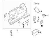 BMW Storage Compartment Luggage Comp. Left - Genuine BMW 51472991385