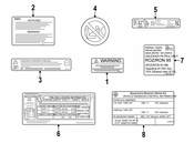 BMW Label "Exhaust Emission" (Mj11) - Genuine BMW 71227612758
