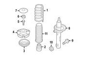 VW Strut Assembly - Genuine VW 561413031K