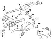 BMW Exhaust Muffler - Genuine BMW 18307529255