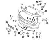 BMW Cover Primed Left - Genuine BMW 51117115707