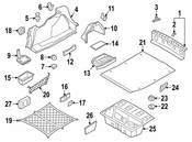 BMW Left Support - Genuine BMW 51477312130