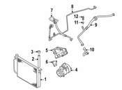 BMW A/C Refrigerant Hose - Genuine BMW 64506945294