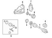 Mercedes Differential Pinion Bearing Rear  - Genuine Mercedes 0029801102