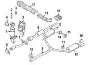 MINI  Exhaust Pipe - Genuine MINI 18308616383