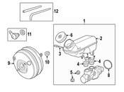 VW Power Brake Booster (Routan) - Genuine VW Audi 7B0612107G