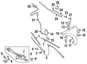 Audi Washer Fluid Reservoir (TT TT Quattro) - Genuine Audi 8J0955453C