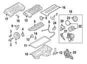 BMW Engine Oil Pan - Genuine BMW 11137559859