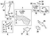 BMW Fuel Tank Filler Neck - Genuine BMW 16112284303