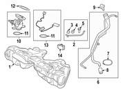 BMW Electric Fuel Pump - Genuine BMW 16117341299
