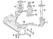 BMW Additional Damper Front - Genuine BMW 31331096099