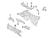 BMW Sound Insulating Dash Panel Engine Room - Genuine BMW 51487012717