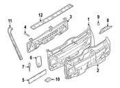 BMW Lock Panel (Grey) - Genuine BMW 51498259125