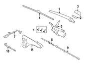BMW Liftgate Washer Hose - Genuine BMW 61667329177