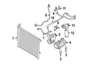 BMW A/C Refrigerant Hose - Genuine BMW 64539181861