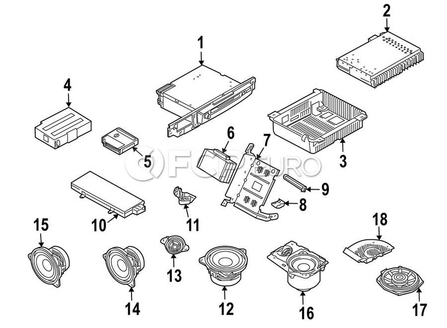 BMW Radio Antenna Mast Genuine BMW 65209123610 FCP Euro