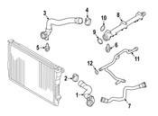 BMW Pipe - Genuine BMW 11537836600