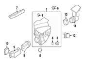 BMW Rubber Boot With Resonator - Genuine BMW 13717590595