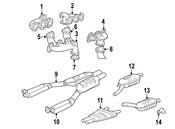 BMW Exhaust Muffler - Genuine BMW 18121437419