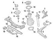 BMW Strut Assembly (E85) - Genuine BMW 31316761896