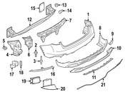 BMW Cover Rear Bottom (Xtravagance) - Genuine BMW 51127319887
