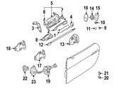 BMW Interior Door Handle Screw Cap - Genuine BMW 51418268004