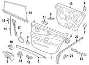 BMW Trim Power-Window Unit (Black) - Genuine BMW 51427216783