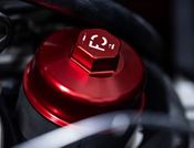 BMW Billet Aluminum Engine Oil Filter Cover (Ferrari Red) - Future Classic FC-E9X-S65-OFC-RED