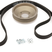 BMW Aluminum Water Pump Pulley Kit - Rein PKW0001