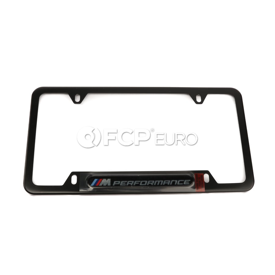 BMW M Performance License Plate Frame - Genuine BMW 82125A1C494 | FCP Euro