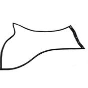 Porsche Hood Seal - URO Parts 96450412301